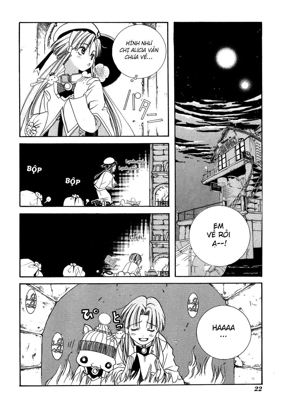 ARIA Chapter 6: - Đom đóm tuyết - Next Chapter 7: - Chốn đào nguyên
