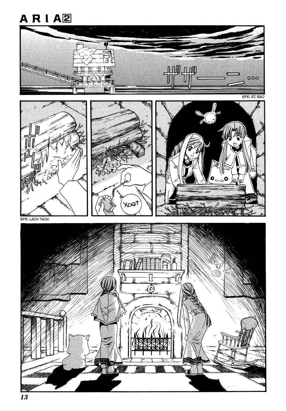 ARIA Chapter 6: - Đom đóm tuyết - Next Chapter 7: - Chốn đào nguyên
