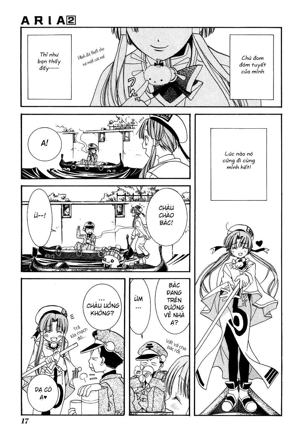 ARIA Chapter 6: - Đom đóm tuyết - Next Chapter 7: - Chốn đào nguyên