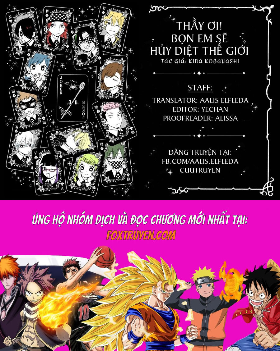 Thầy Ơi! Bọn Em Sẽ Hủy Diệt Thế Giới Chapter 1 - Trang 2