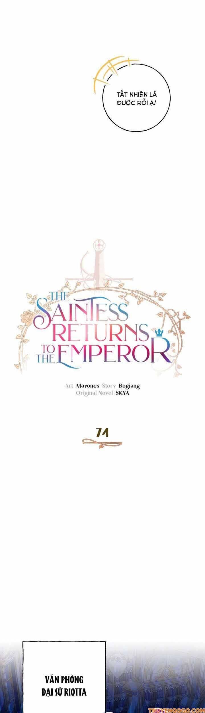 The Saintess Returns To The Emperor Chapter 74 - Trang 2