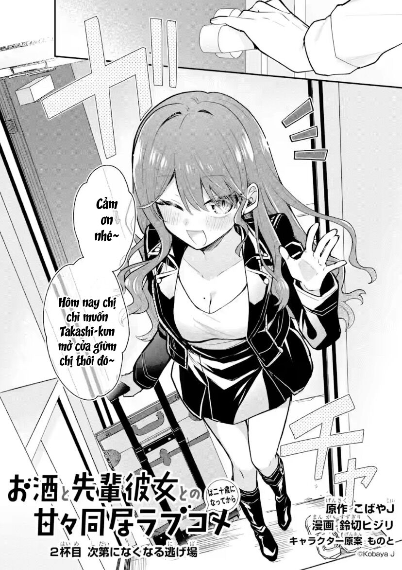Osake To Senpai Kanojo To No Amaama Doukyo Lovecome Wa Nijuusai Ni Natte Kara Chapter 2 - Trang 2
