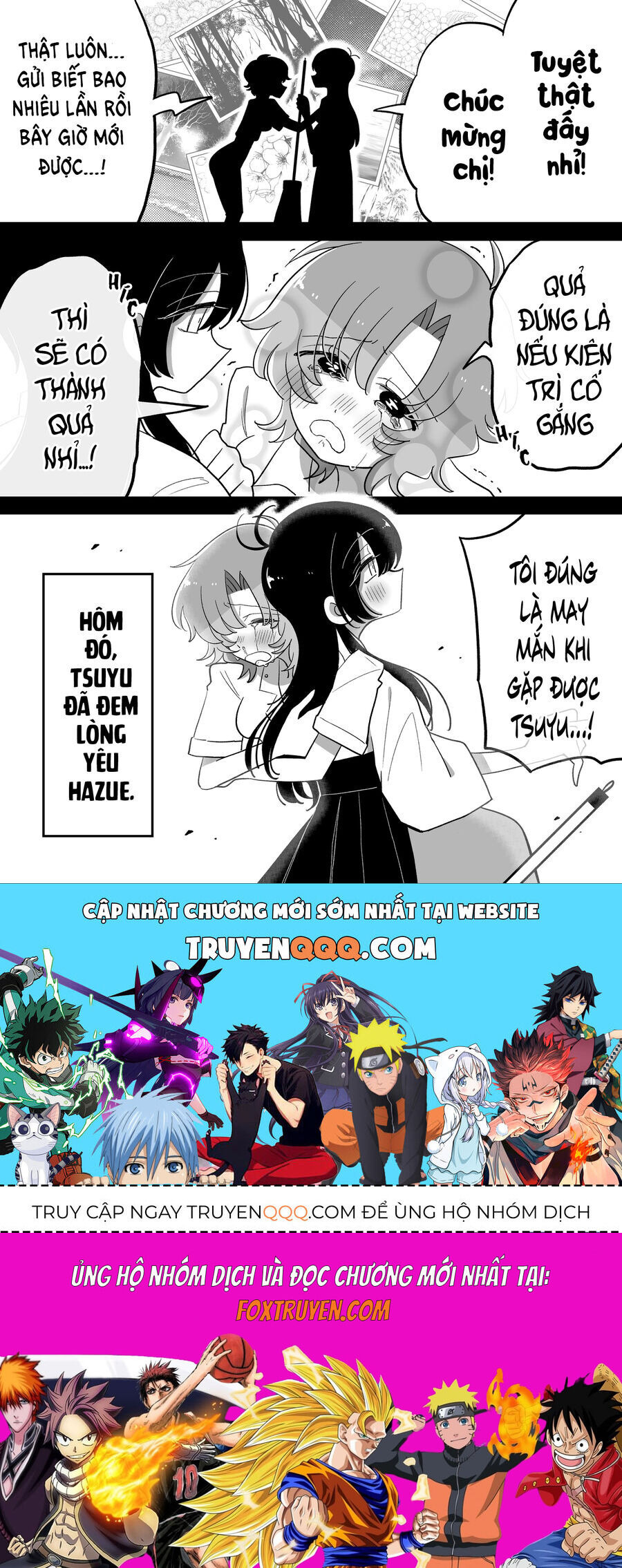 Hazue Và Tsuyu Chapter 36 - Trang 2