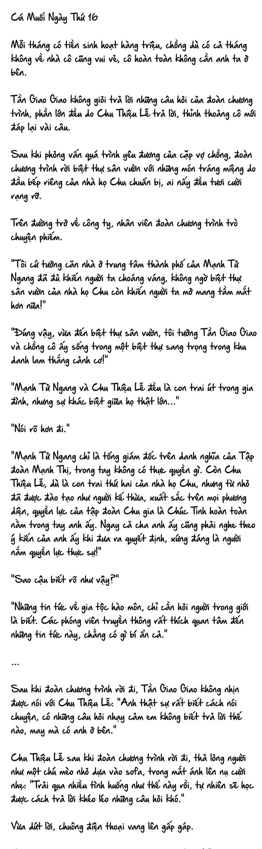 Cặp Đôi Hào Môn , Làm Cá Mặn Ở Show Hẹn Hò Chapter 16 - Trang 2