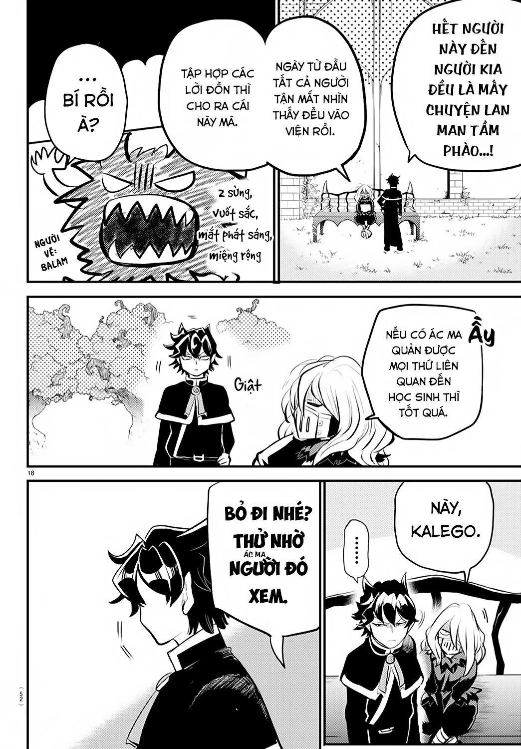 Mairimashita! Iruma-Kun: Kalego Gaiden Chapter 1 - Trang 2