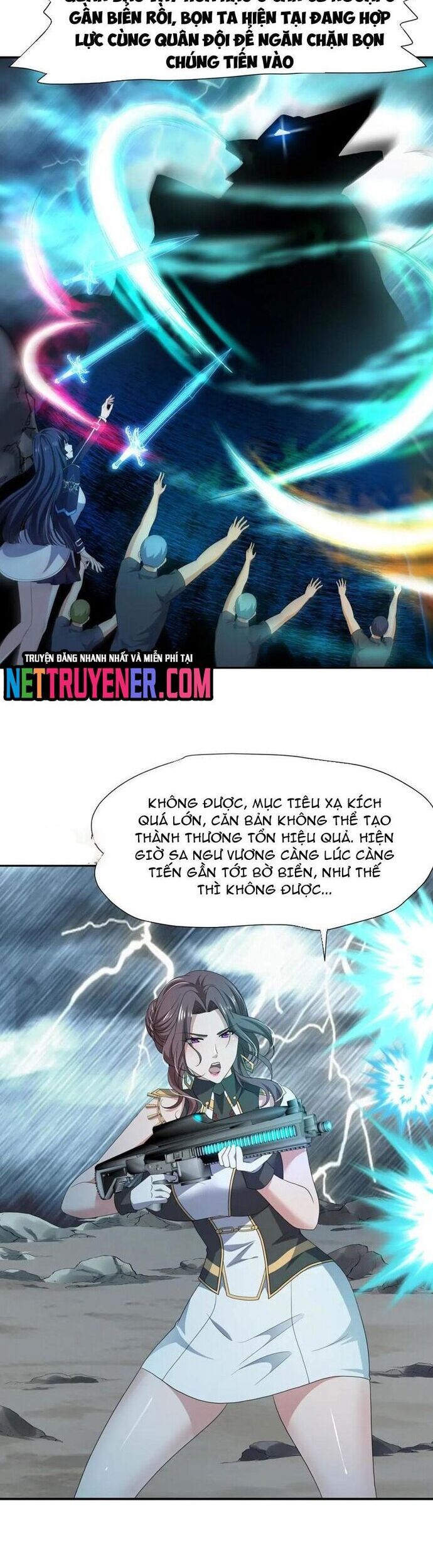 Sau khi kết hợp với nữ thần ta bất khả chiến bại! Chapter 72 - Trang 2