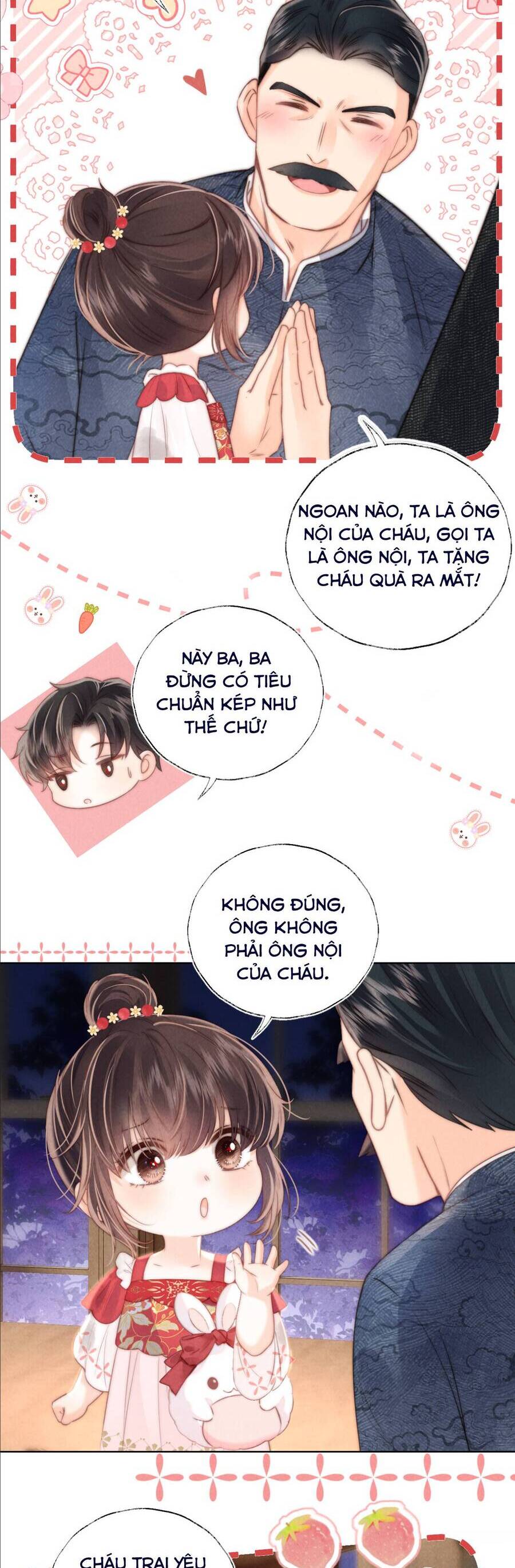 Cô Tổ Mới Ba Tuổi Rưỡi, Ôm Bình Sữa Xem Bói Được Cả Mạng Yêu Chiều Chapter 1 - Trang 2