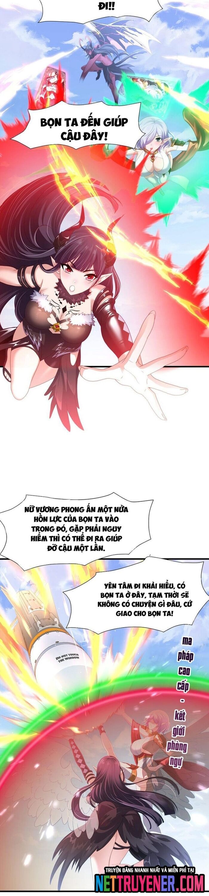 Sau khi kết hợp với nữ thần ta bất khả chiến bại! Chapter 65 - Trang 2