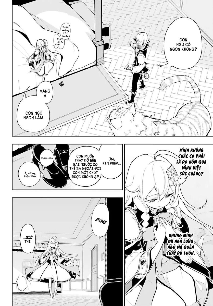 Chichi Wa Eiyuu, Haha Wa Seirei, Musume No Watashi Wa Tenseisha Chapter 32.2 - Trang 2