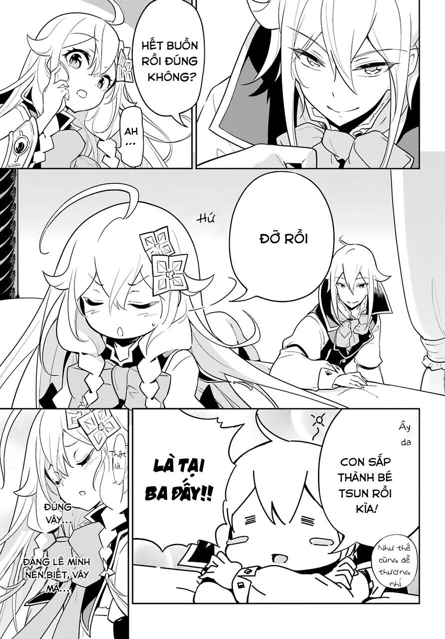 Chichi Wa Eiyuu, Haha Wa Seirei, Musume No Watashi Wa Tenseisha Chapter 32.2 - Trang 2