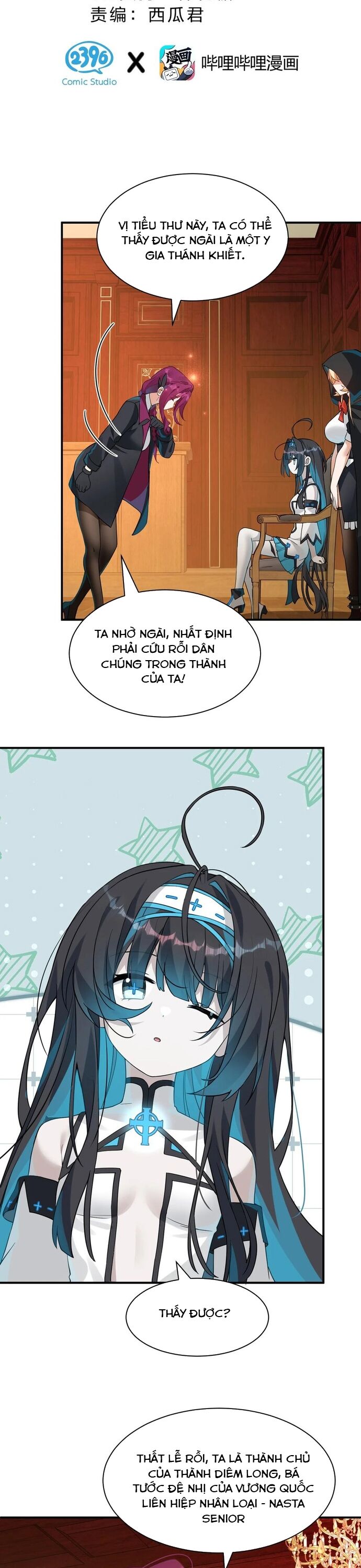 Xuyên Không Mãn Cấp Như Tôi Tại Sao Lại Là Quý Cô Mục Sư Chứ Chapter 12 - Trang 2