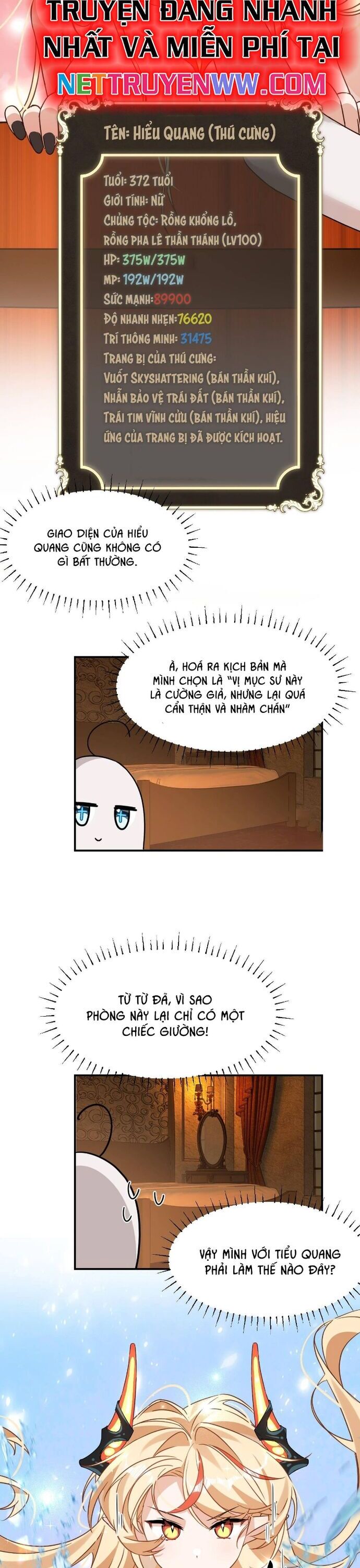 Xuyên Không Mãn Cấp Như Tôi Tại Sao Lại Là Quý Cô Mục Sư Chứ Chapter 2 - Trang 2