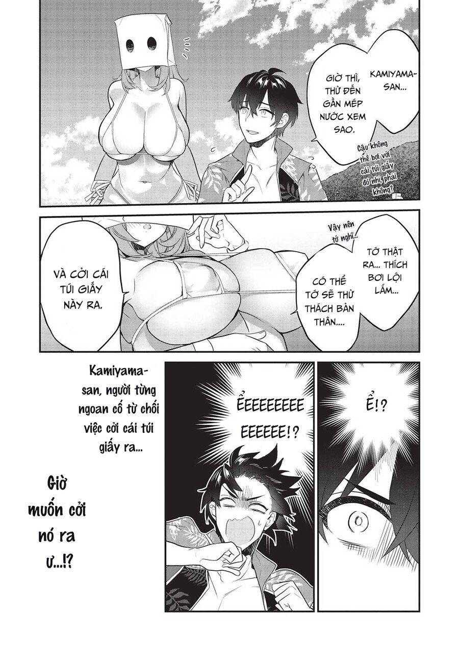 Kamiyama-san thiếu nữ kém giao tiếp lúc nào cũng đội túi giấy trên đầu!! Chapter 15 - Trang 2
