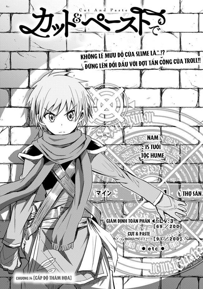 Living In This World With Cut & Paste Chapter 14 - Trang 3