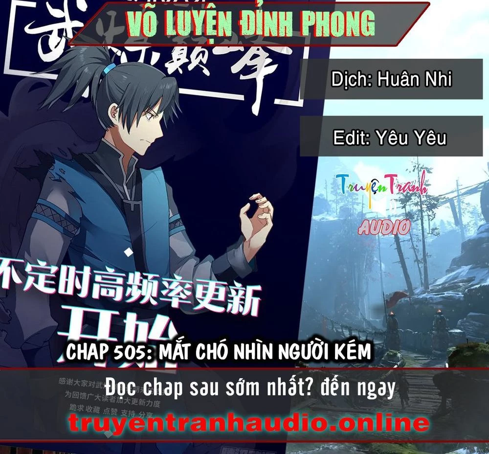 Võ Luyện Đỉnh Phong Chapter 505 - Next Chapter 505