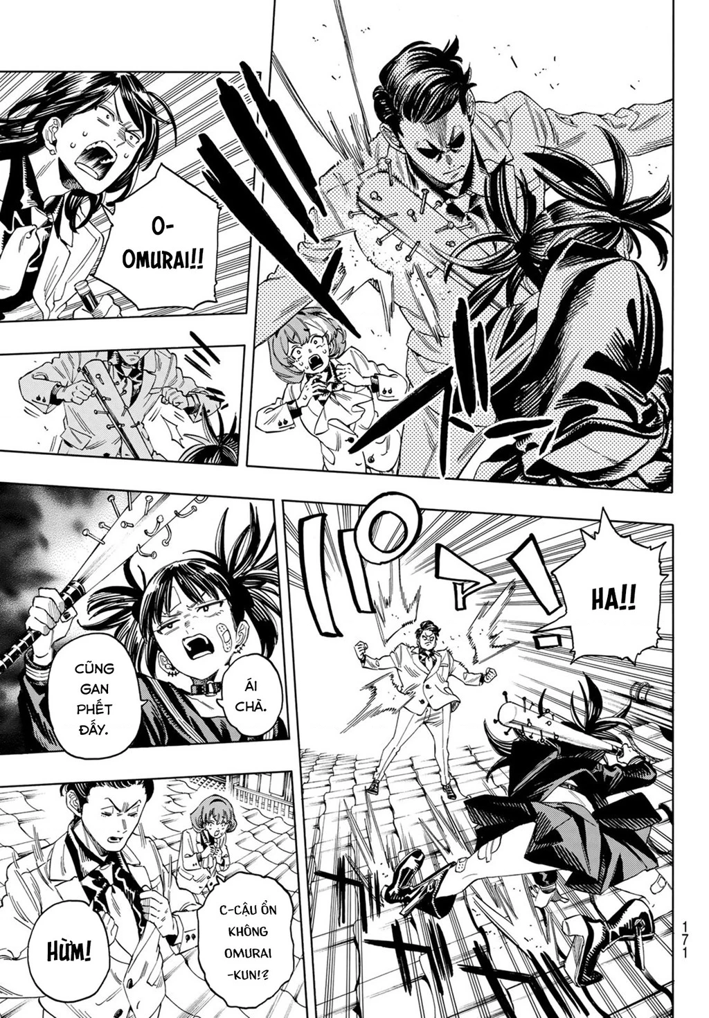 Vệ Sĩ Của Akabane Honeko Chapter 16: . Sức mạnh thực sự của lớp 3-4 - Next Chapter 17: . Khao khát của lớp 3-4