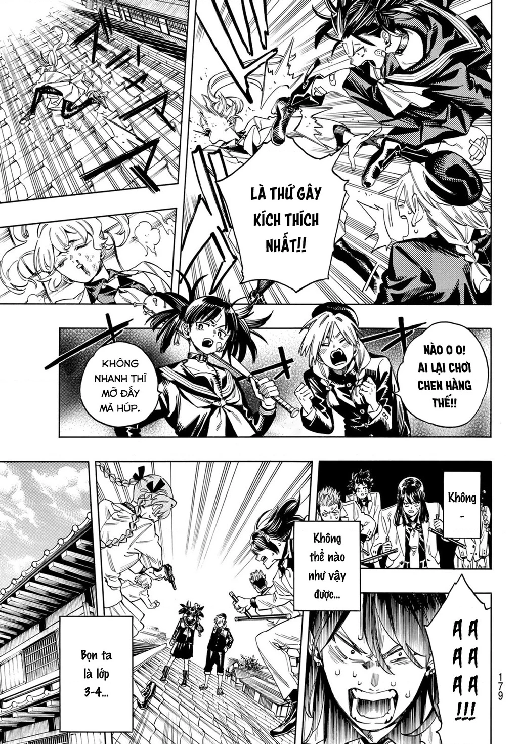 Vệ Sĩ Của Akabane Honeko Chapter 16: . Sức mạnh thực sự của lớp 3-4 - Next Chapter 17: . Khao khát của lớp 3-4
