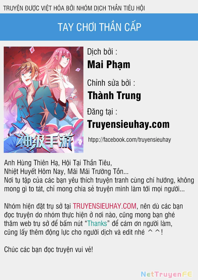 Tay Chơi Thần Cấp Chapter 1 - Trang 3