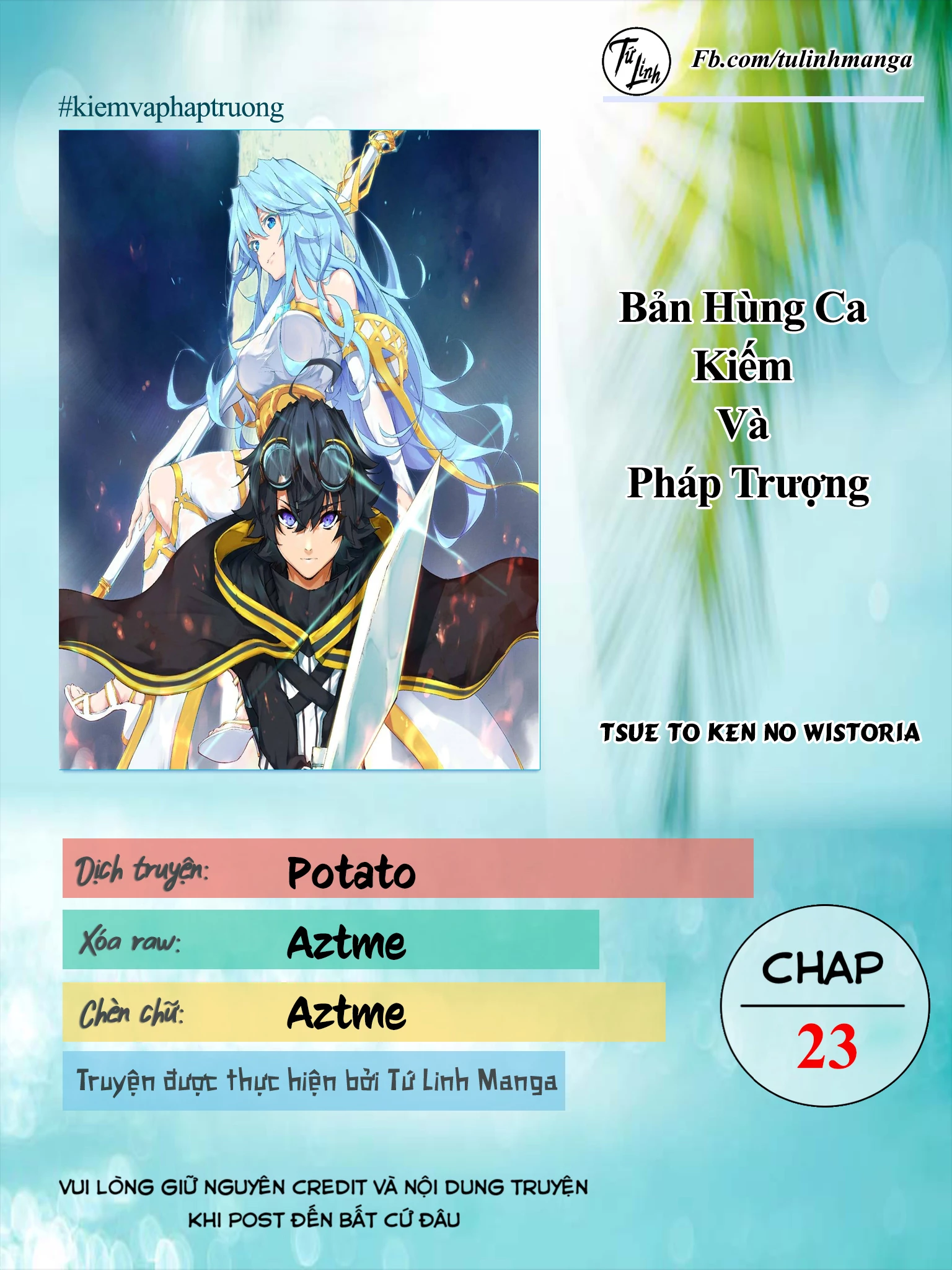 Wistoria Bản Hùng Ca Kiếm Và Pháp Trượng Chapter 23 - Next Chapter 24