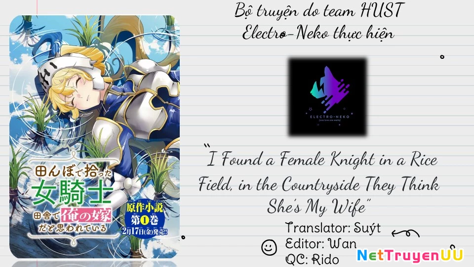 I Found A Female Knight In A Rice Field, In The Countryside They Think She’S My Wife Chapter 31 - Next Chapter 32