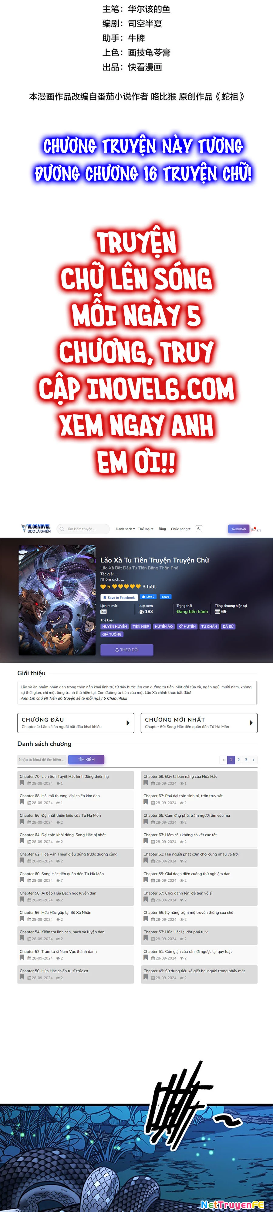 Lão xà tu tiên truyện Chapter 7 - Trang 4
