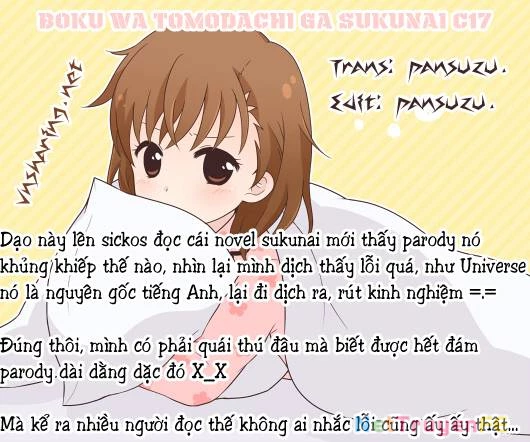 Boku wa Tomodachi ga Sukunai Chapter 17 - Next Chapter 18