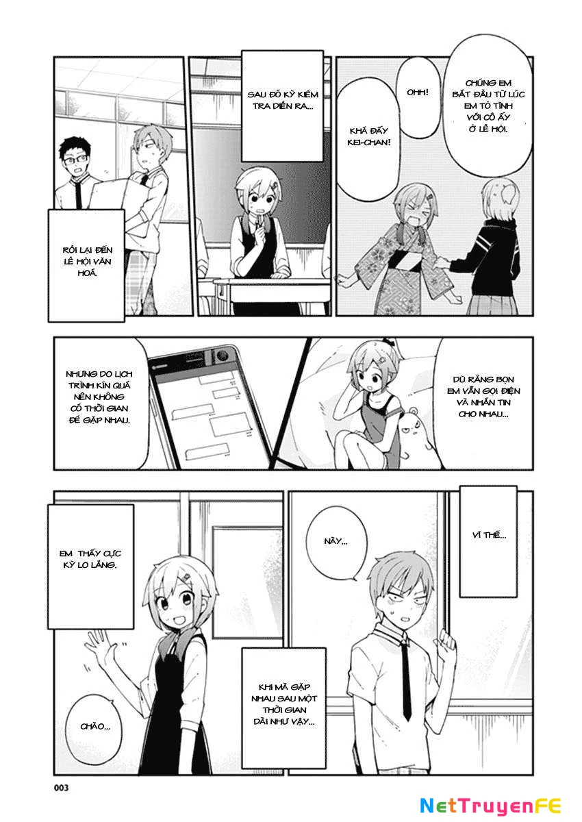 Ookami Shounen wa Kyou mo Uso o Kasaneru Chapter 32 - Trang 2