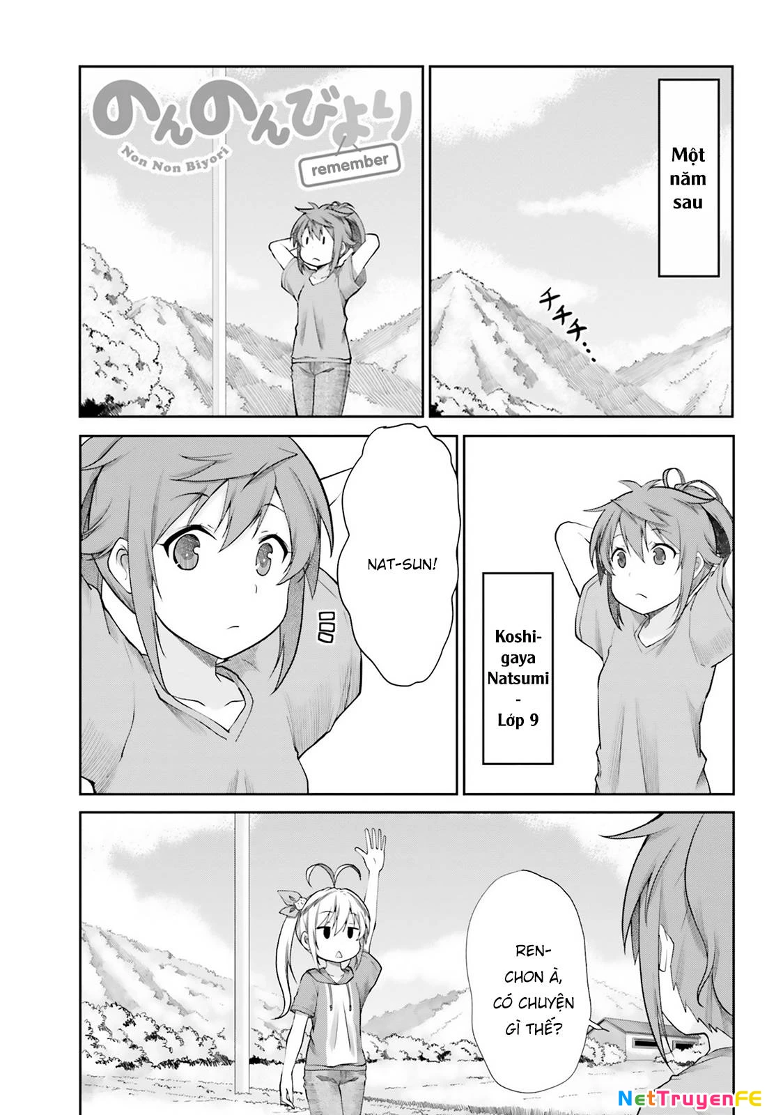 Non Non Biyori Remember Chapter 4 - Trang 2