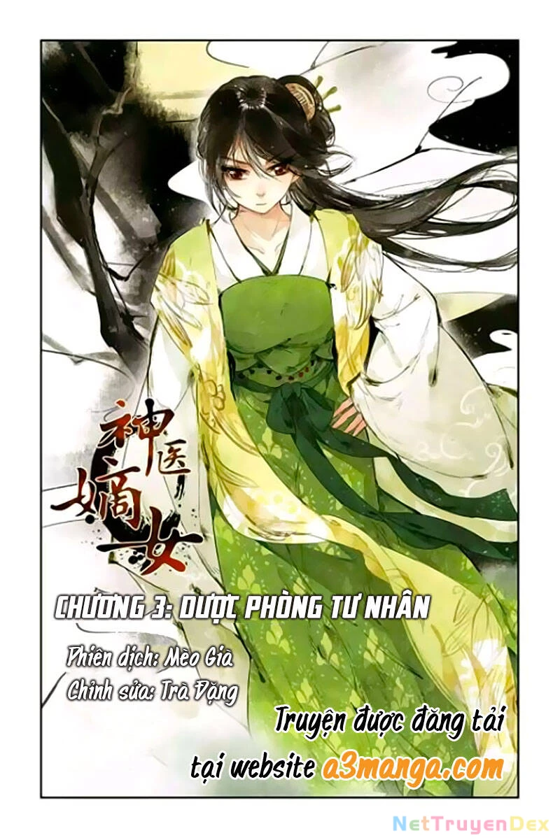 Thần Y Đích Nữ Chapter 3 - Next Chapter 4