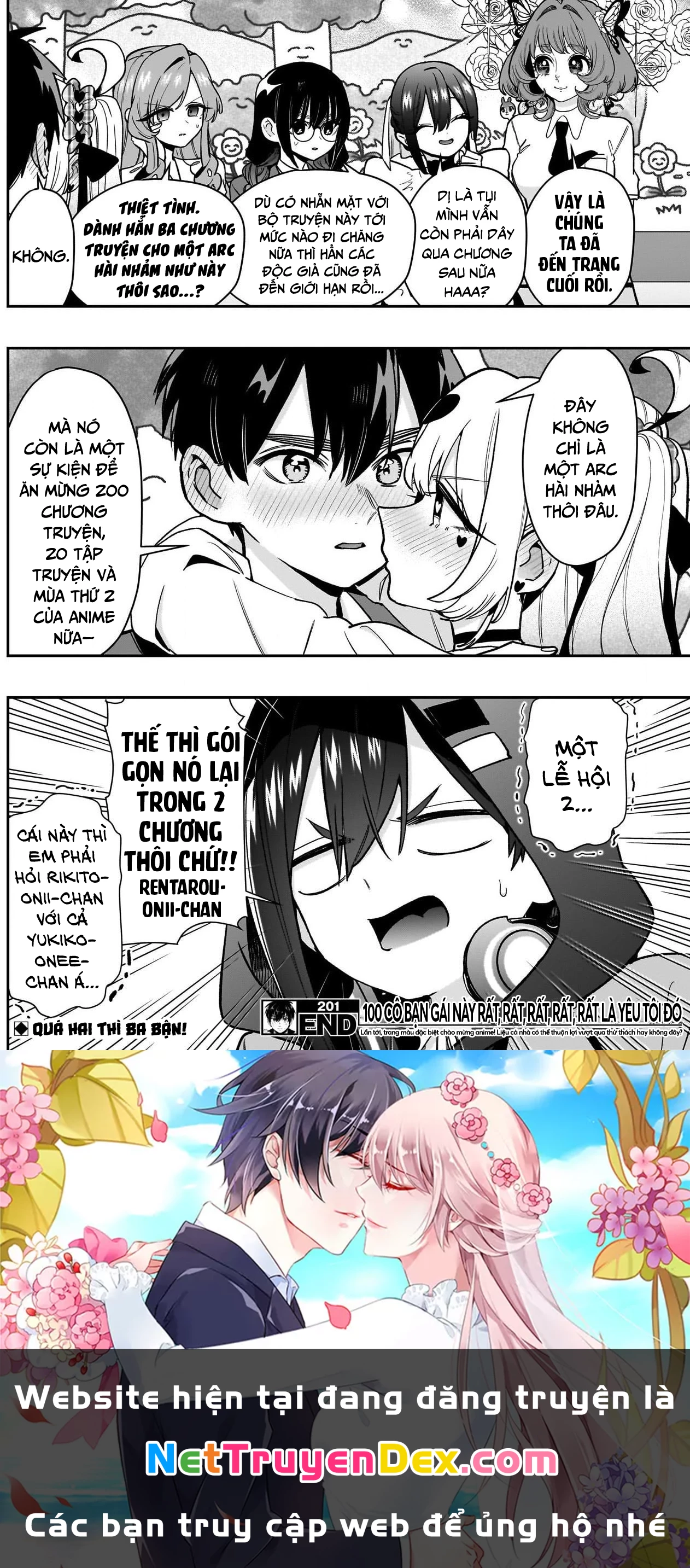 Kimi No Koto Ga Dai Dai Dai Dai Daisuki Na 100-Ri No Kanojo Chapter 201 - Trang 2