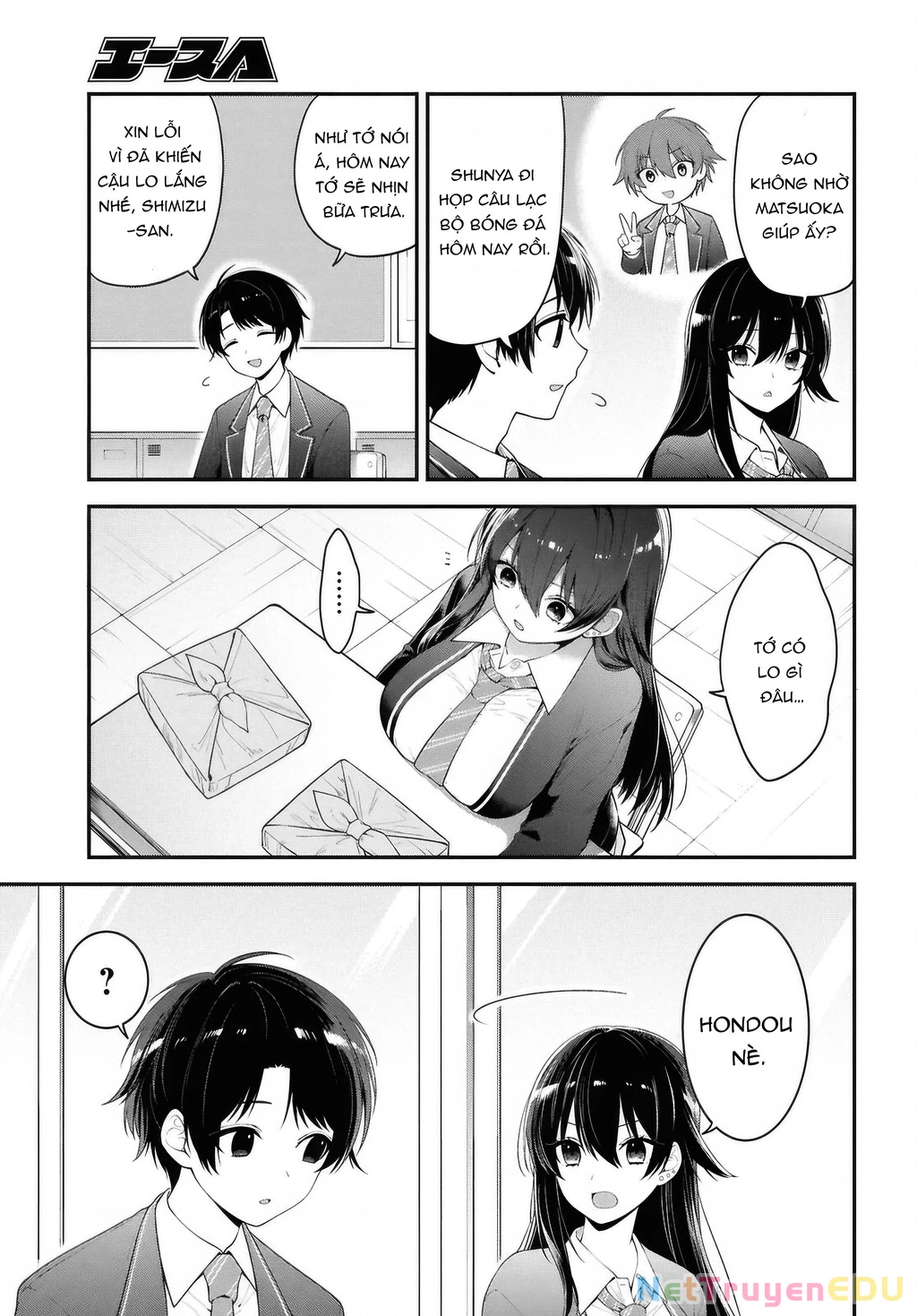 Tonari No Seki No Yankee Shimizu-San Ga Kami O Kuroku Sometekita Chapter 3 - Trang 2