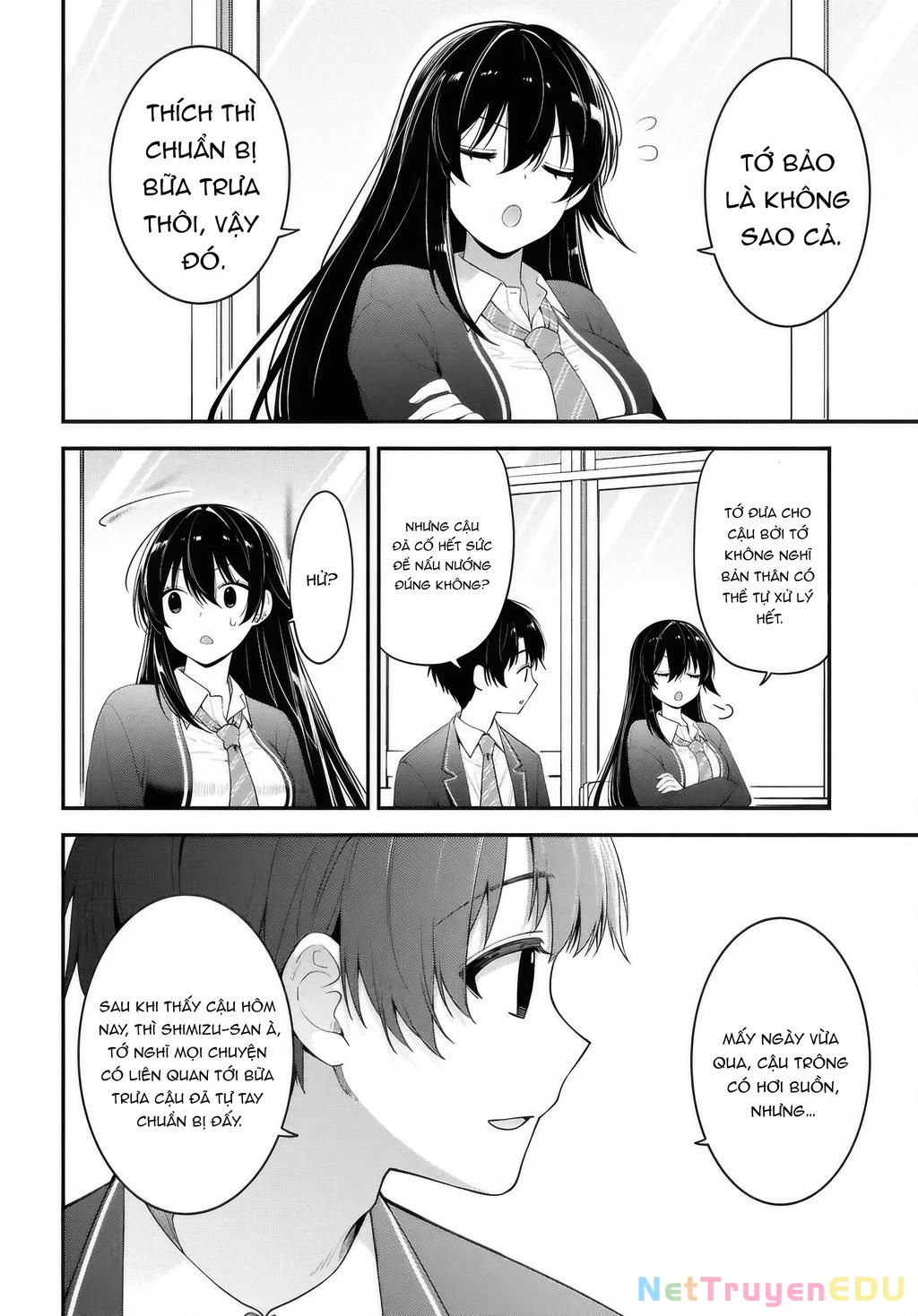 Tonari No Seki No Yankee Shimizu-San Ga Kami O Kuroku Sometekita Chapter 3 - Trang 2