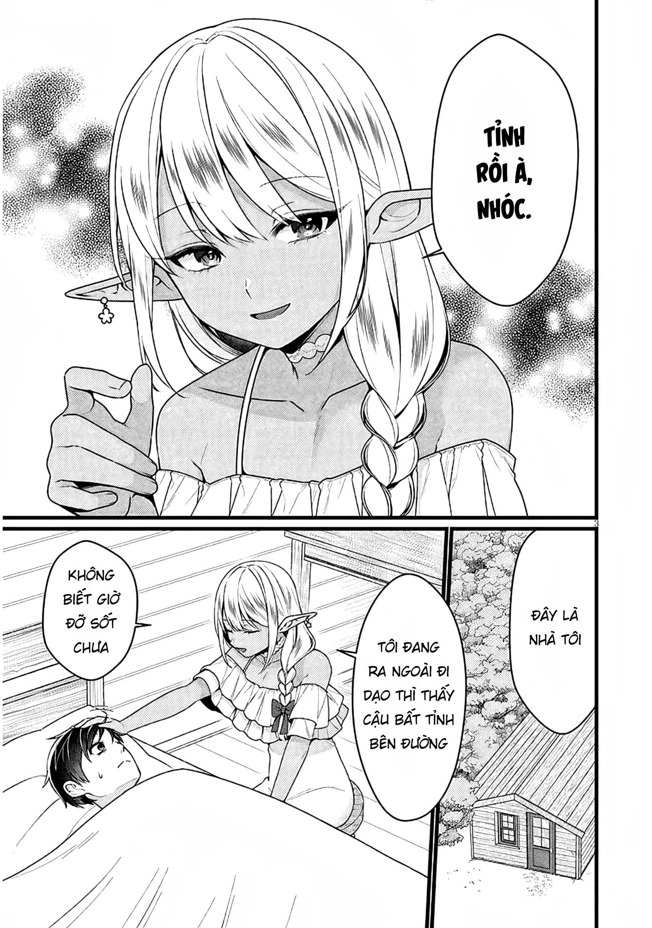 Josou Loli Jijii Dark Elf to Onnanoko ni Kirawareru Noroi o Motsu Ningen Oneshot - Trang 2