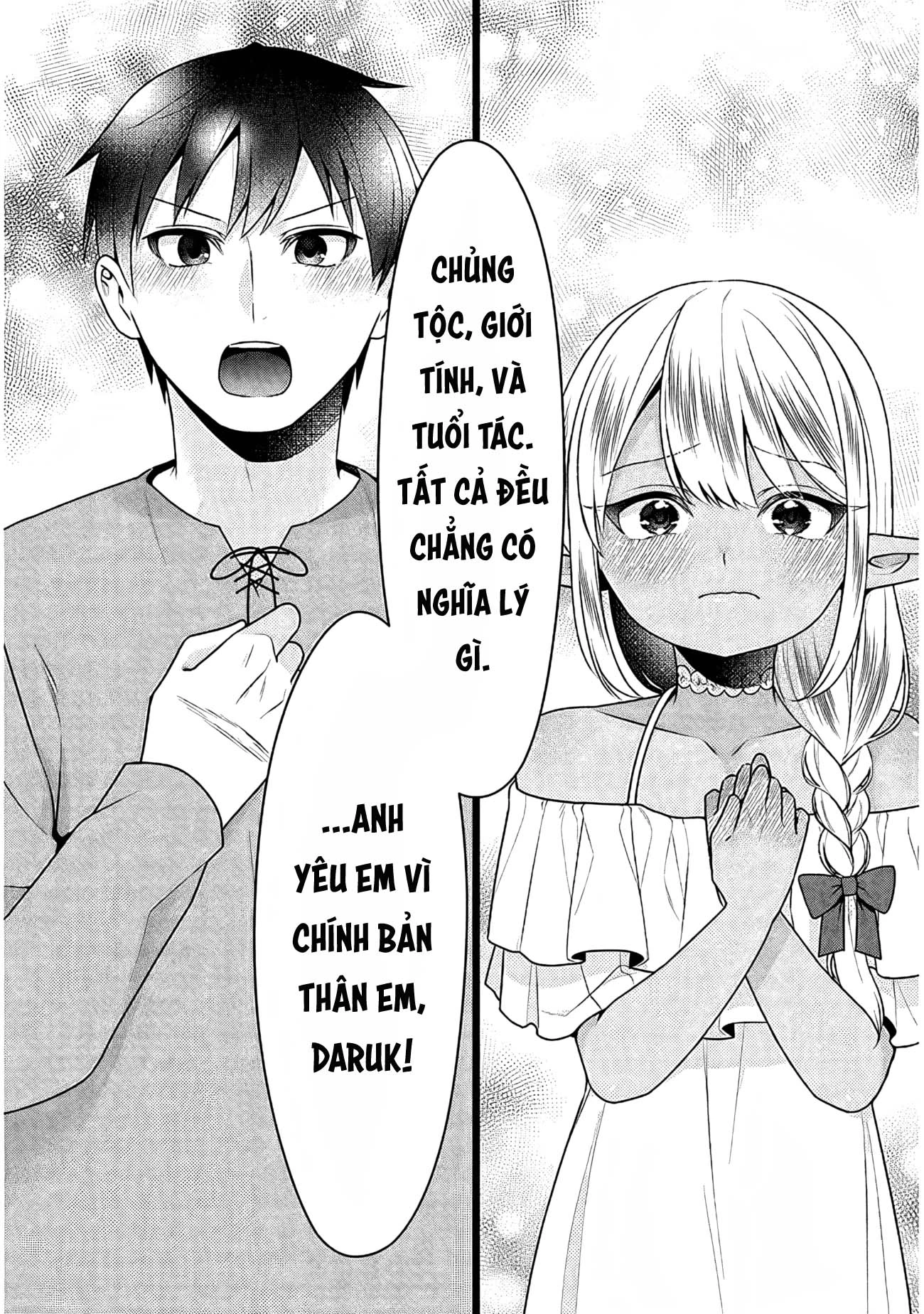 Josou Loli Jijii Dark Elf to Onnanoko ni Kirawareru Noroi o Motsu Ningen Oneshot - Trang 2