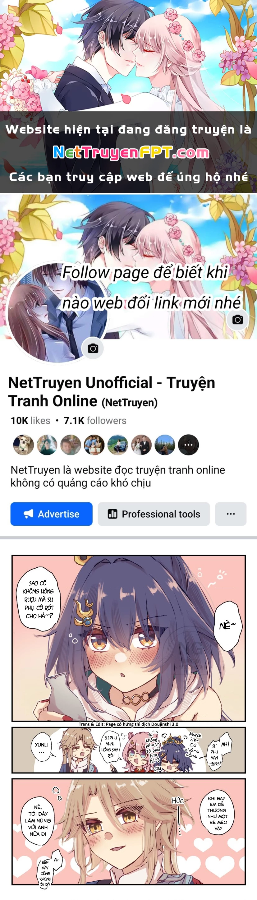 Tuyển tập truyện dịch của Page có hứng thì dịch Doujinshi Chapter 595 - Next Chapter 596
