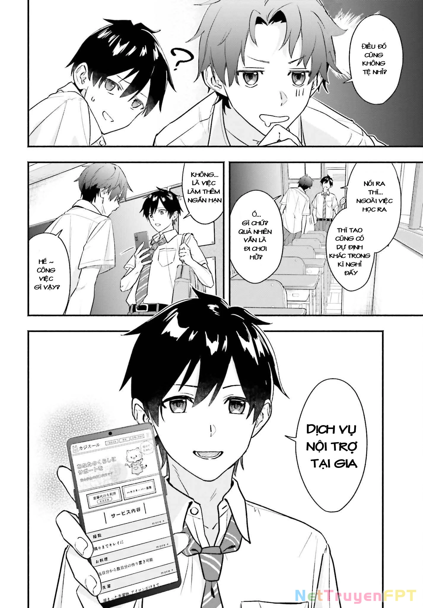 Kaji Daikou No Arbeit O Hajimetara Gakuen Ichi No Bishoujo No Kazoku Ni Kiniirarechaimashita Chapter 1 - Trang 3