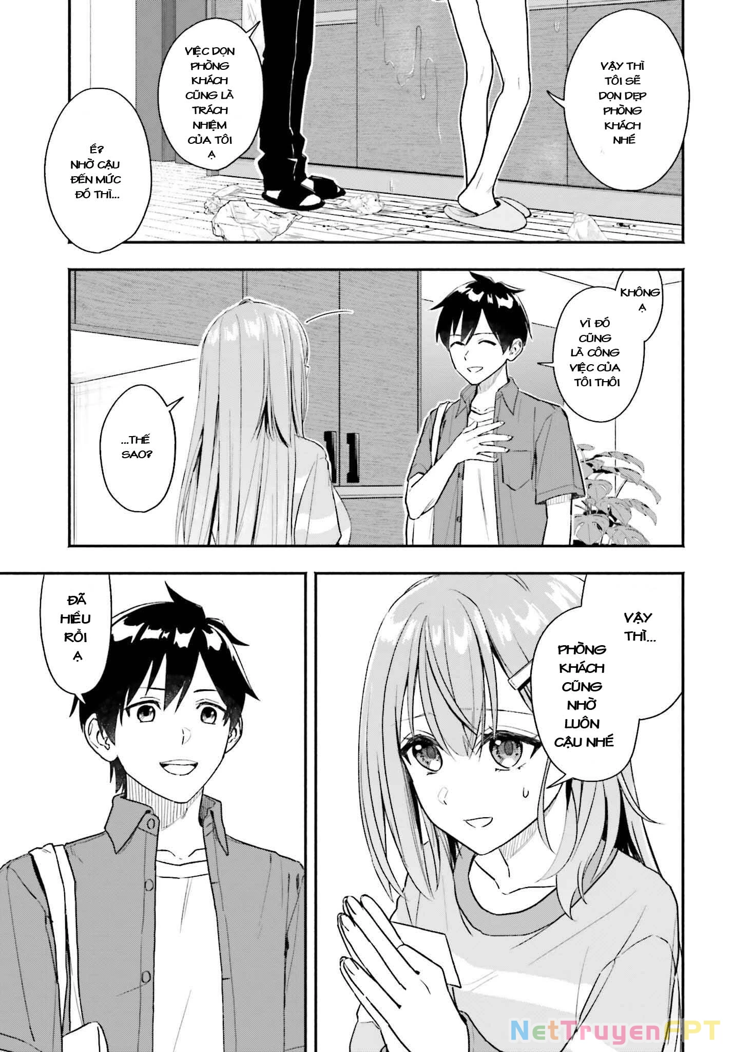 Kaji Daikou No Arbeit O Hajimetara Gakuen Ichi No Bishoujo No Kazoku Ni Kiniirarechaimashita Chapter 1 - Trang 3