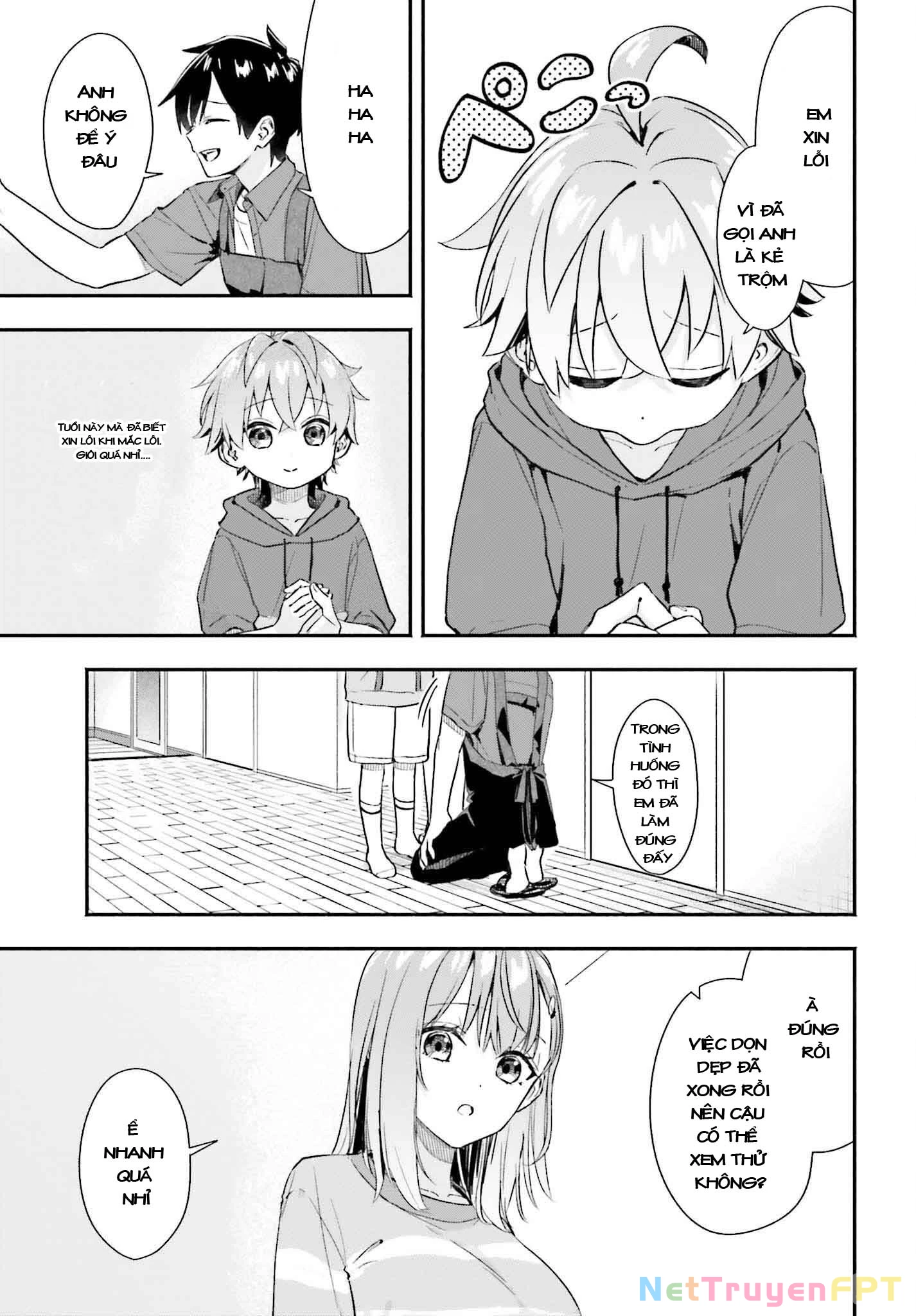 Kaji Daikou No Arbeit O Hajimetara Gakuen Ichi No Bishoujo No Kazoku Ni Kiniirarechaimashita Chapter 2 - Trang 3