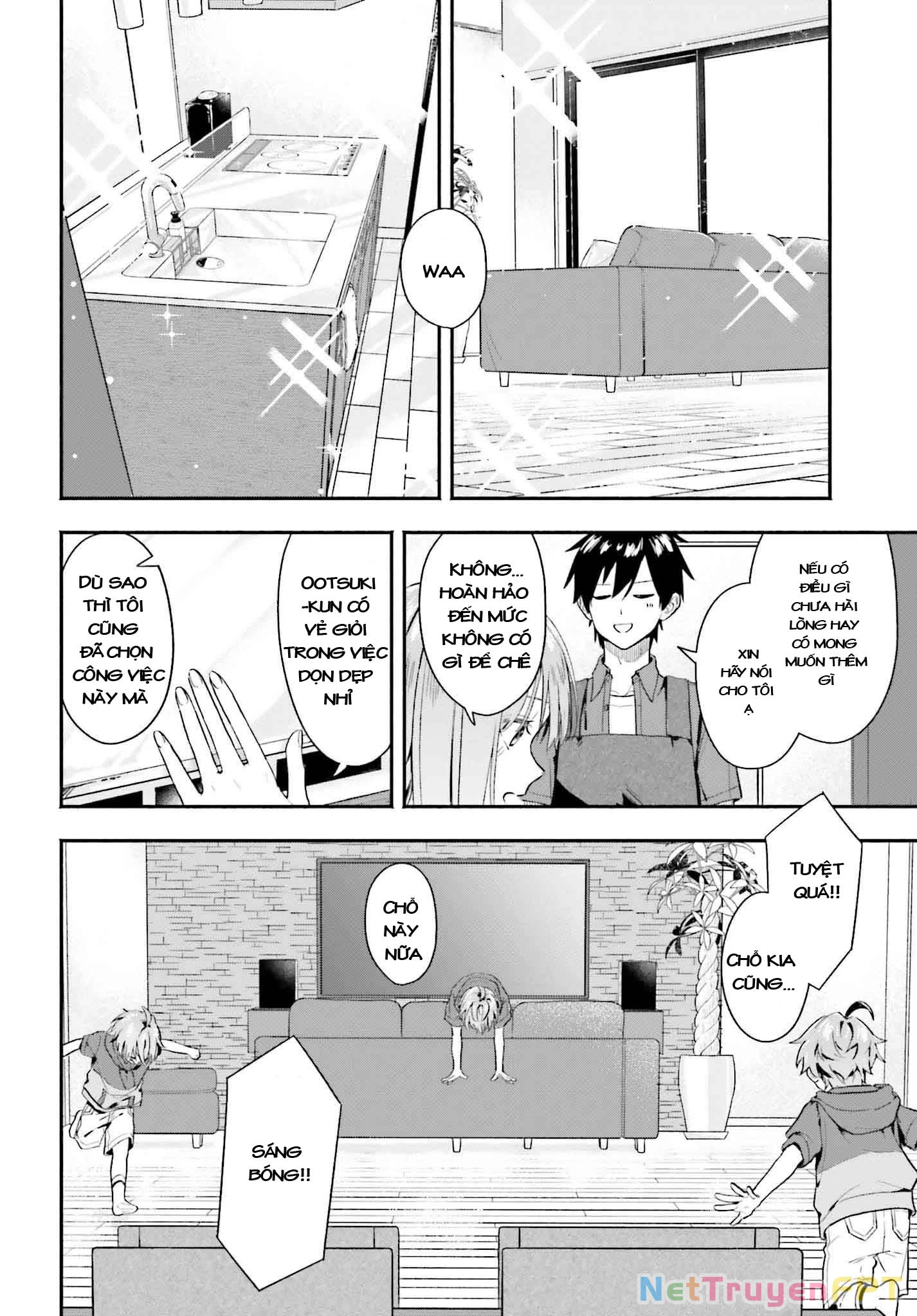 Kaji Daikou No Arbeit O Hajimetara Gakuen Ichi No Bishoujo No Kazoku Ni Kiniirarechaimashita Chapter 2 - Trang 3