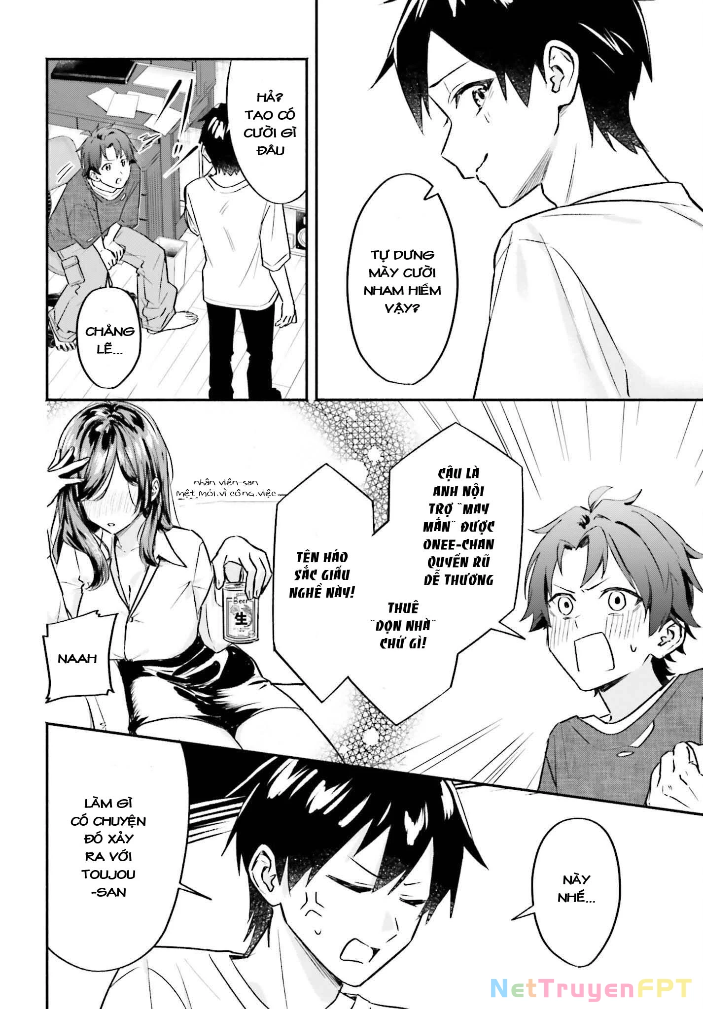Kaji Daikou No Arbeit O Hajimetara Gakuen Ichi No Bishoujo No Kazoku Ni Kiniirarechaimashita Chapter 3 - Trang 3