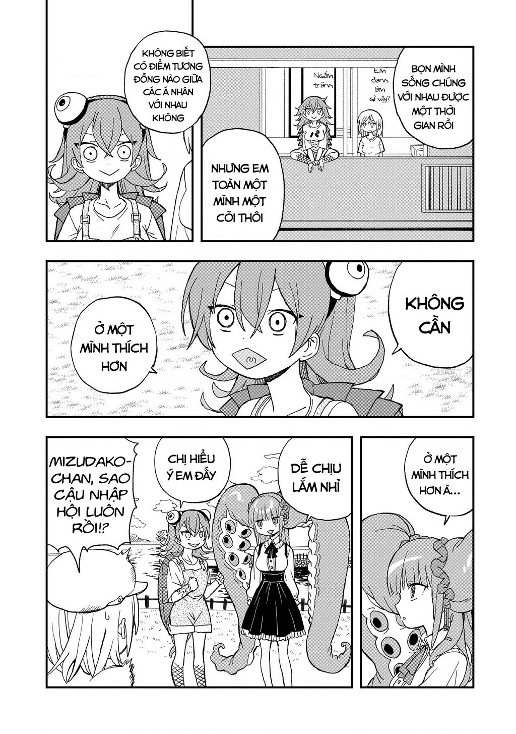 Không thể thoát khỏi Mizudako-chan! Chapter 12 - Trang 3