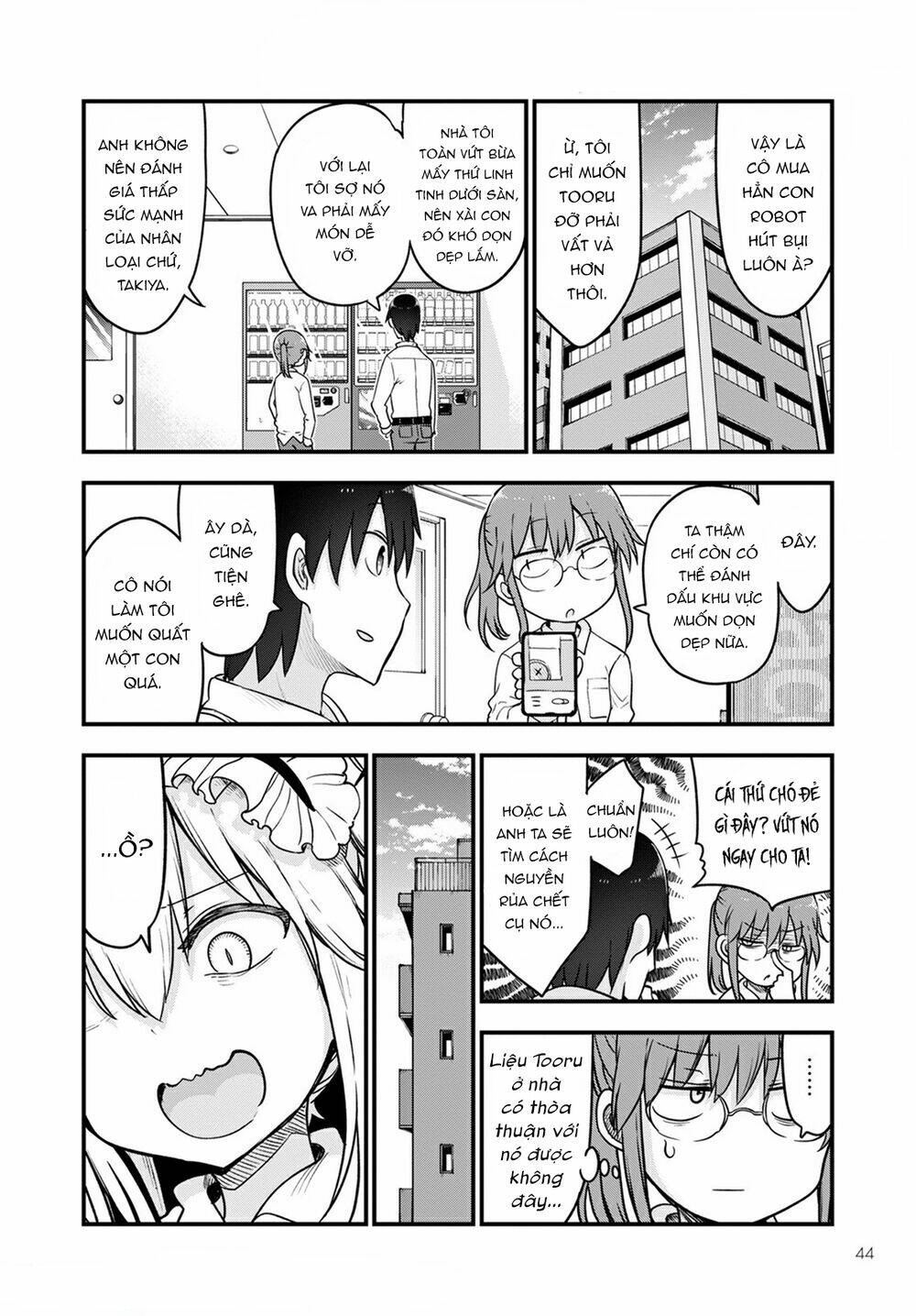 cuộc sống trả ơn của nàng rồng tohru! chapter 115: \"tooru và robot hút bụi\" - Next chapter 116: \"tooru và thánh kiếm\"