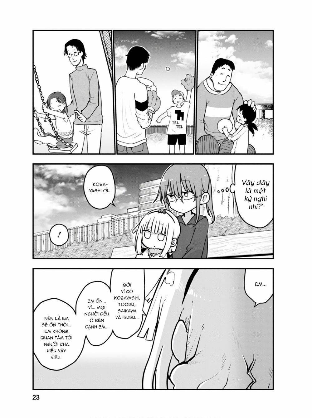 cuộc sống trả ơn của nàng rồng tohru! chapter 70: \"kanna và công viên\" - Next chapter 71: \"kobayashi và những lá thư\"