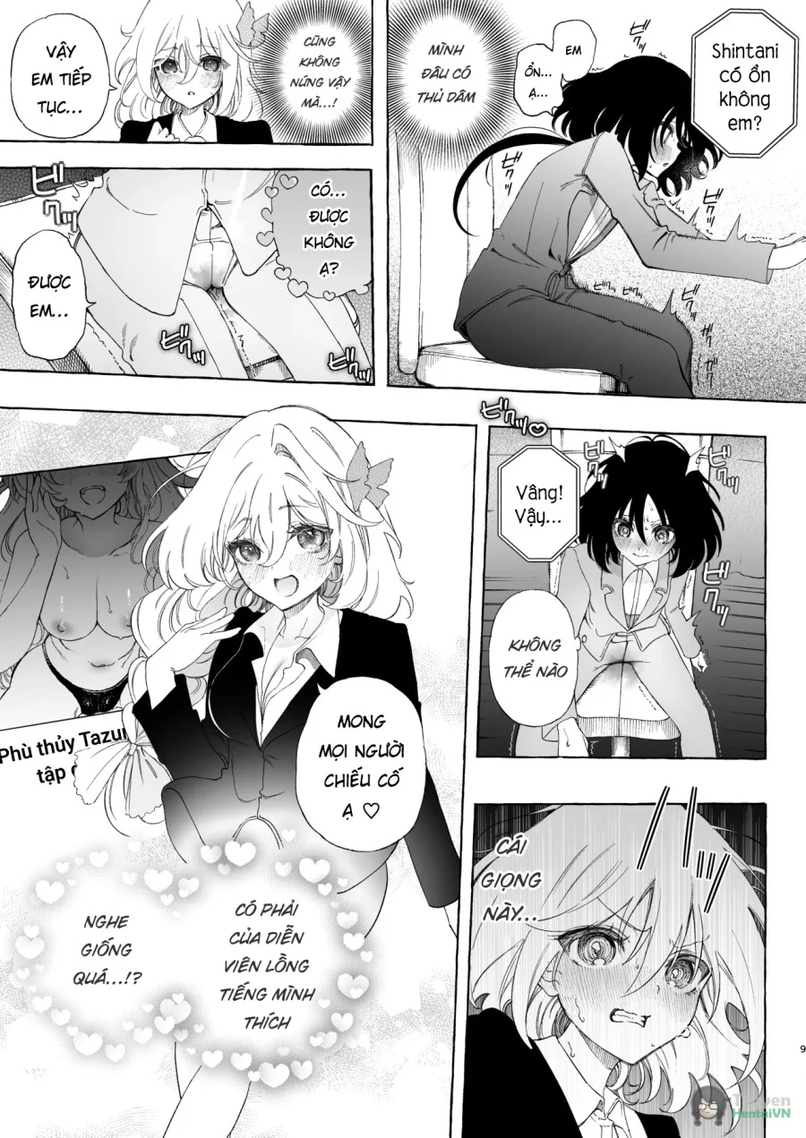MIMI DE KOISHITA DOURYOU ~ONASUPPO ONSEI OTAKU ONNA GA DOURYOU NO KOE NI HANNOU SHITE IKIMAKURI Oneshort - Trang 2