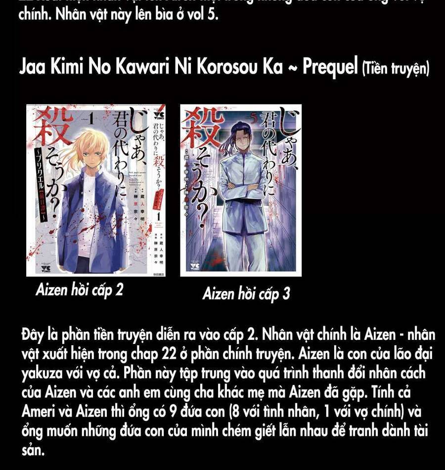 Jaa Kimi No Kawari Ni Korosou Ka ~ Prequel Chapter 2 - Next Chapter 3