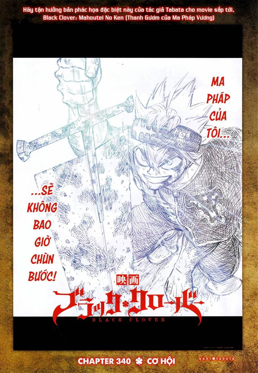 Black Clover - Thế Giới Phép Thuật Chapter 340 - Next Chapter 341