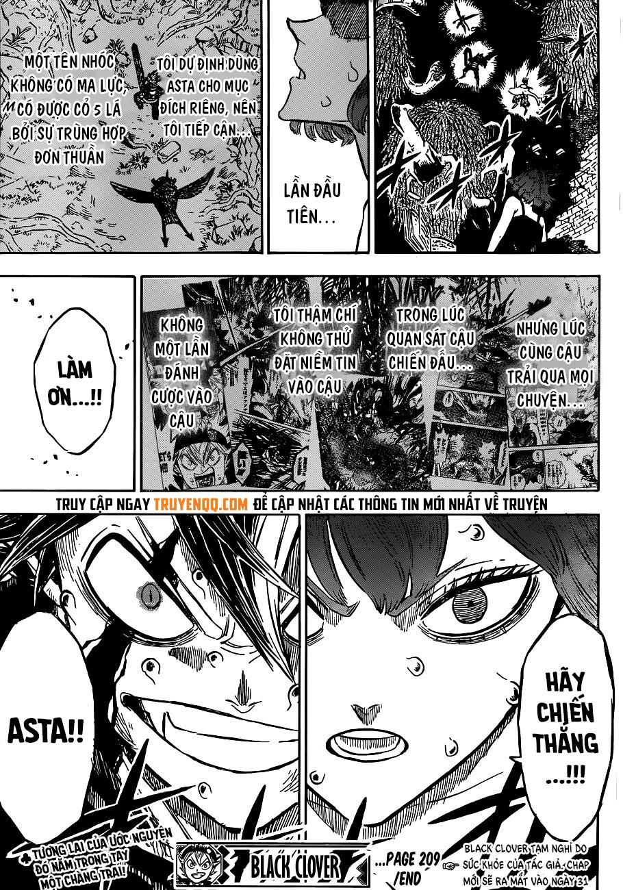 Black Clover - Thế Giới Phép Thuật Chapter 209 - Next Chapter 210