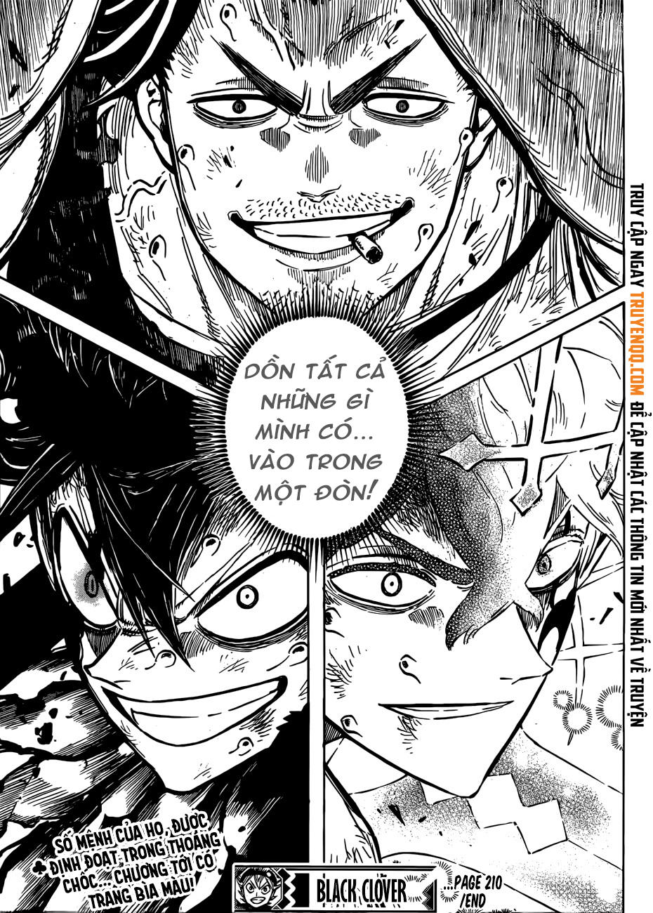 Black Clover - Thế Giới Phép Thuật Chapter 210 - Next Chapter 211