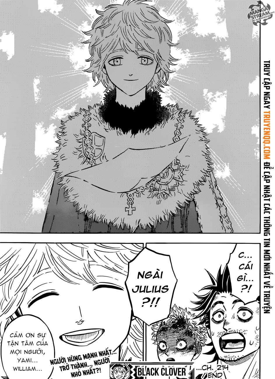 Black Clover - Thế Giới Phép Thuật Chapter 214 - Next Chapter 215