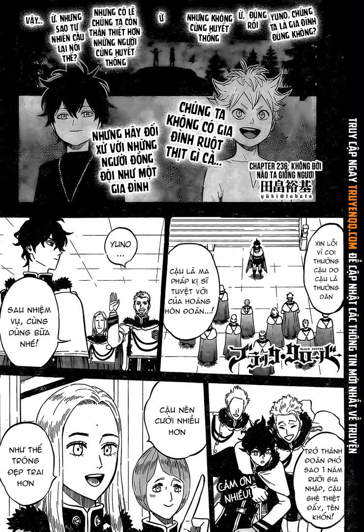 Black Clover - Thế Giới Phép Thuật Chapter 236 - Next Chapter 237